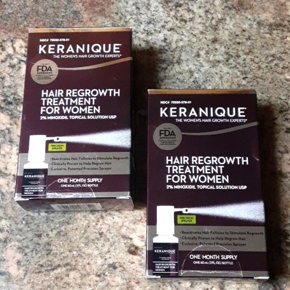 2 Keranique Hair Regrowth Treatments